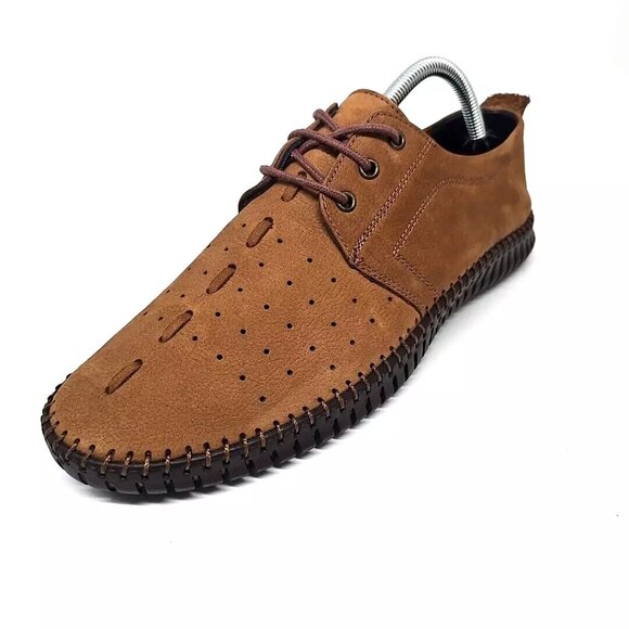 Falcon Casual Shoes Leather  Loafers Moccasins Shoes Men\'s Size US 9.5 EU 42